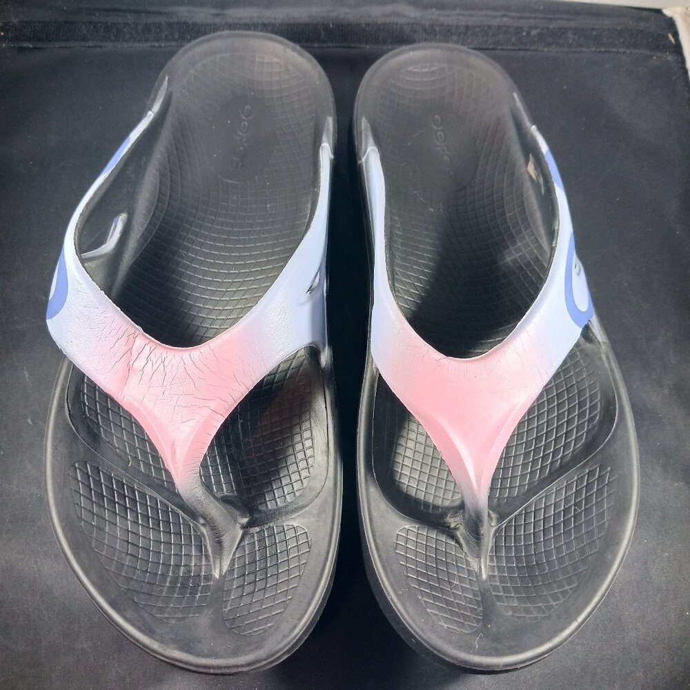 Oofos OOriginal Sunset Tide Women's Sandal size 9